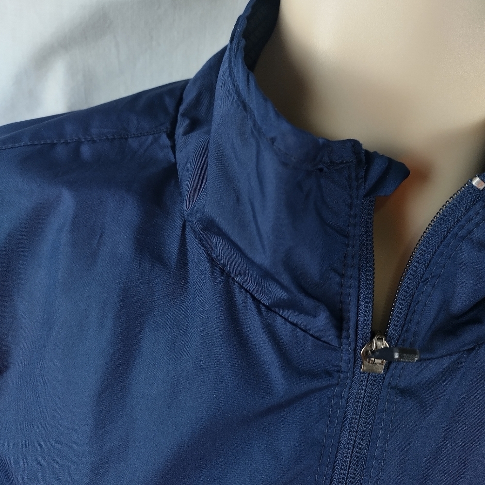 VTG Starter Men’s Large Jacket Windbreaker Blue Mesh Lined Lightweight Full Zip - Picture 5 of 10